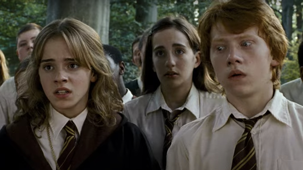 Emma Watson and Rupert Grint in Harry Potter and the Goblet of Fire