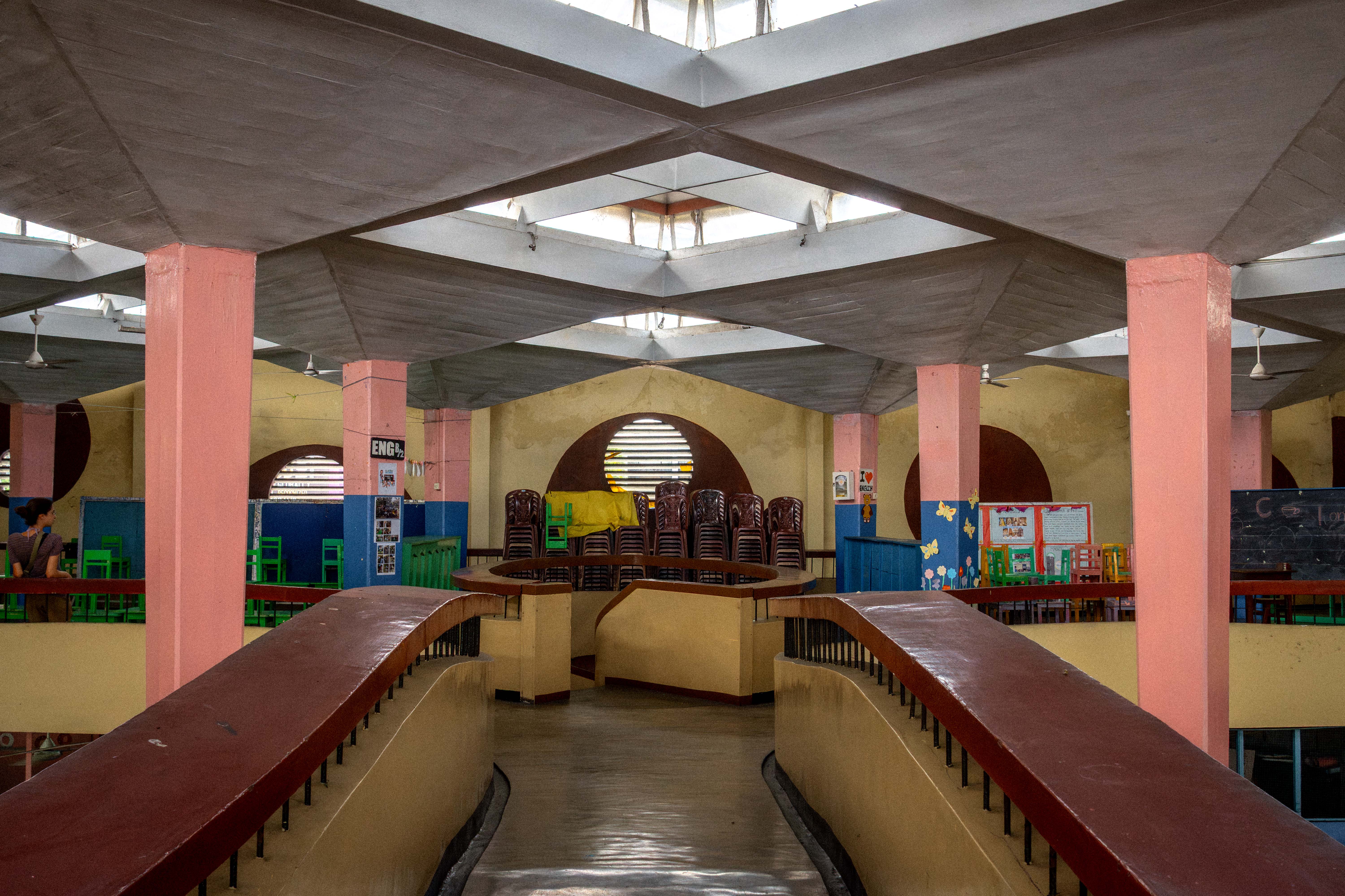 Image from the AA Department of Tropical Architecture Archive showing concrete 20th century building