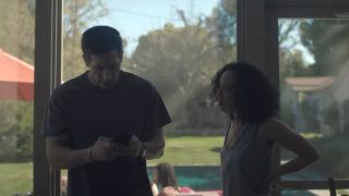 Jake Gyllenhaal as Rusty Sabich and Ruth Negga as Barbara Sabich on Presumed Innocent.