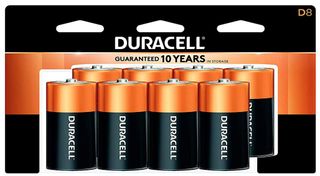 An 8-pack of Duracell batteries
