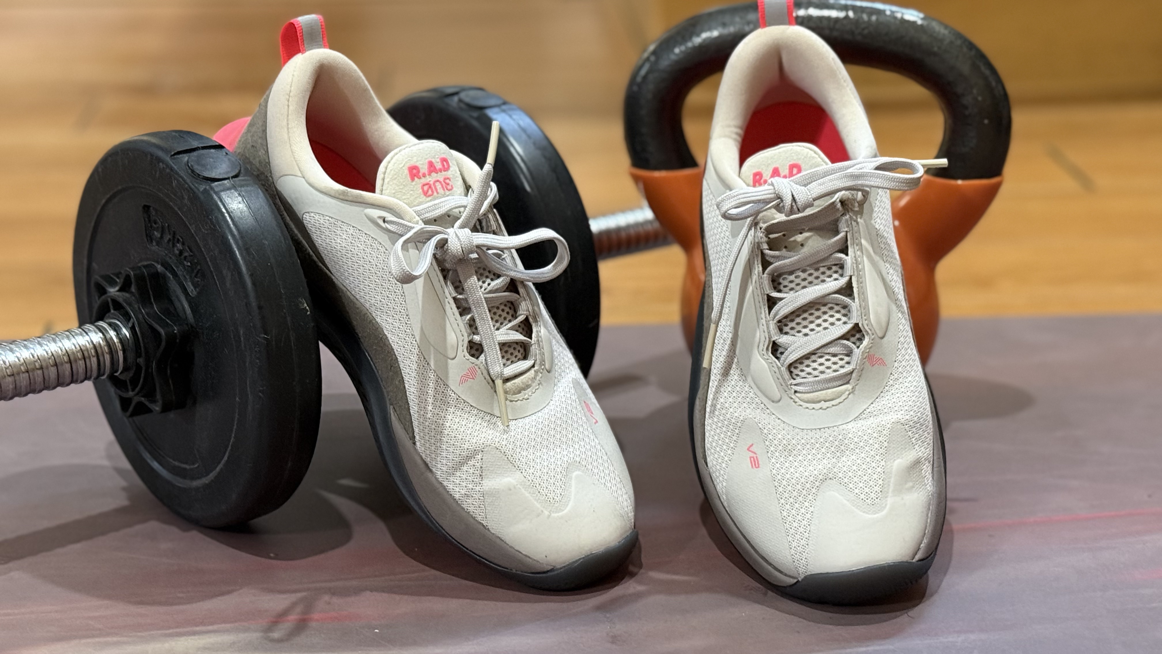 R.A.D One V2 on an exercise mat