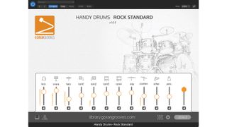 Goran Grooves Handy Drums Rock Standard