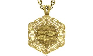 This Van Cleef & Arpels yellow-gold Pisces Pendant was given to Elizabeth Taylor
