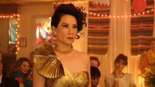 Lucy Liu as Simone in the Paramount Plus series 'Why Women Kill'