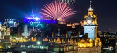 Fireworks in Edinburgh