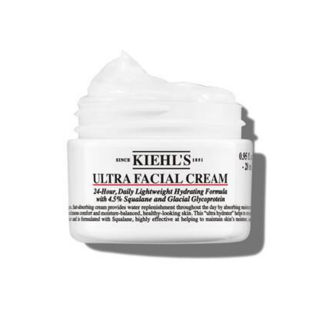 A product shot of the Kiehl's Ultra Facial Cream, on a white background
