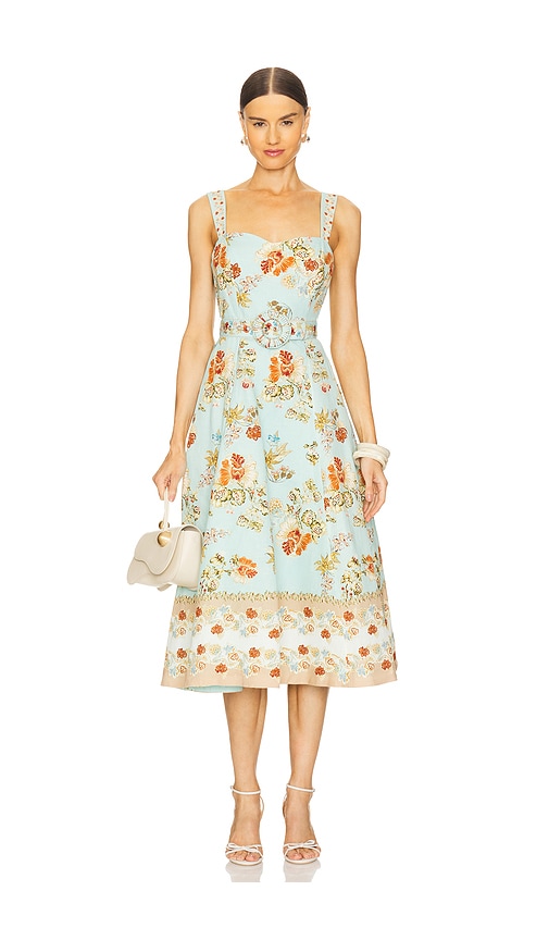 HEMANT AND NANDITA Long Dress With Buckle Belt