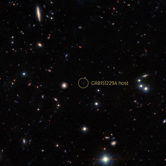 Los estallidos de rayos gamma provienen de lejanas galaxias antiguas