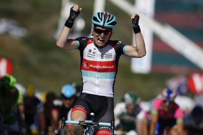 Jan Bakelants (RadioShack Leopard) wins stage 2 of the Tour de France