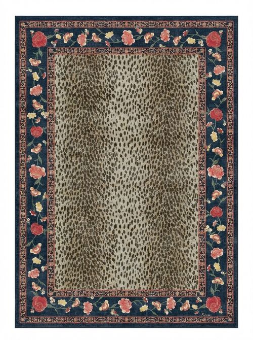 Kensington Sapphire & Brown Rug