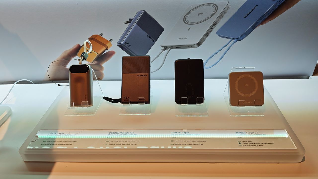 UGreen power banks on display