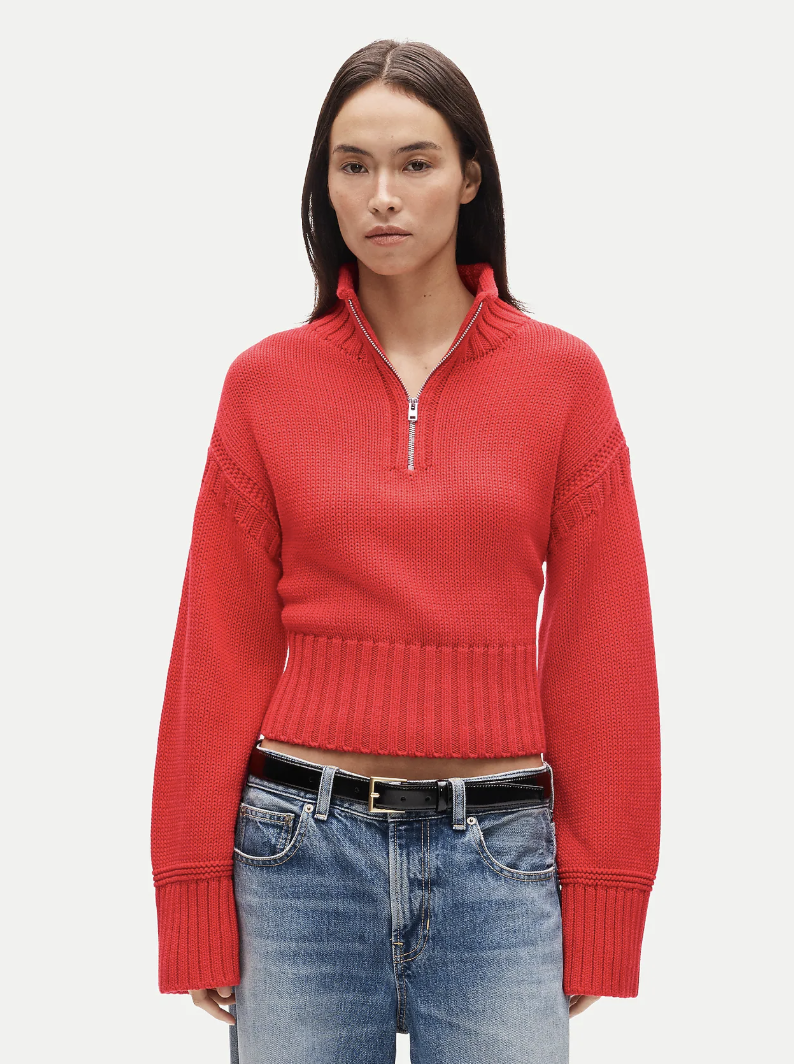 J.Crew, Tiny Rollneck&amp;trade; in Colorblock Tweed Stitch