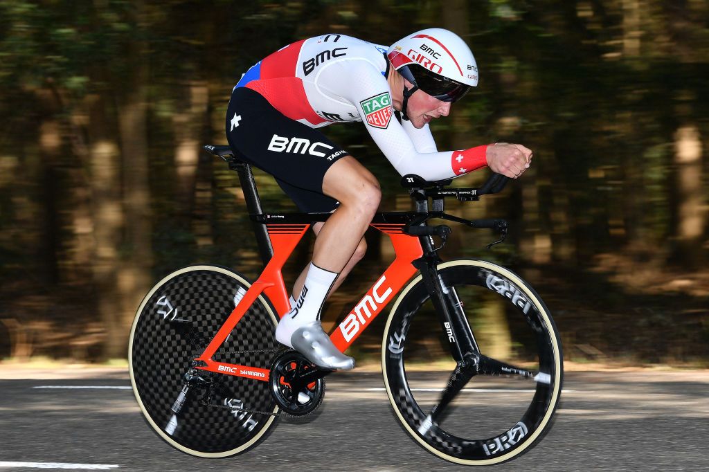 Stefan K&uuml;ng (BMC Racing) en route to the victory
