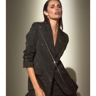 Nadine Merabi Kira blazer on model 