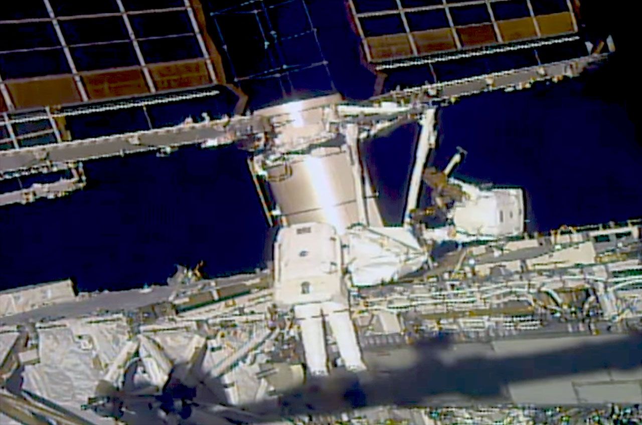 NASA astronauts on spacewalk prep space station for new solar array | Space