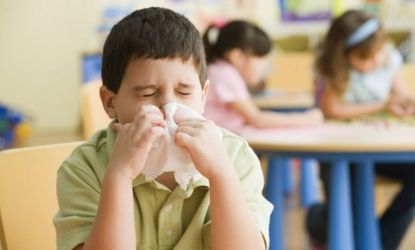 The common sneeze response "bless you" is under fire thanks to one California teacher who banned its use in his classroom.