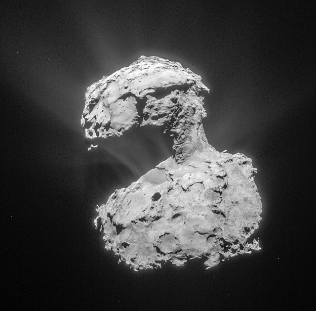 Rosetta Image of Comet 67P/Churyumov-Gerasimenko