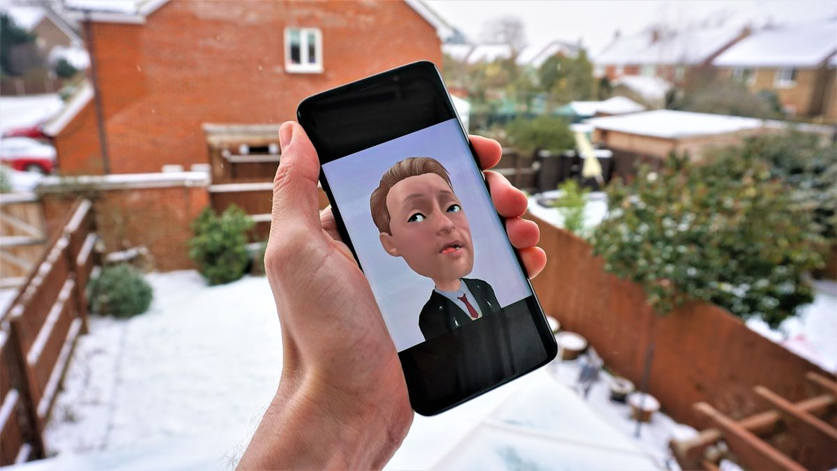 AR emoji on a Samsung Galaxy S9