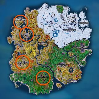 Fortnite wolf spawns map