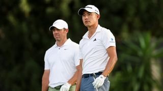 Rory McIlroy and Collin Morikawa at the Arnold Palmer Invitational