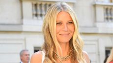 Gwyneth Paltrow attends the Valentino Haute Couture Fall/Winter 2019 2020 show as part of Paris Fashion Week on July 03, 2019 in Paris, France. 