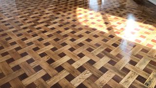 restored parquet floor