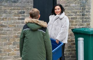 Kat Slater and Tommy Moon in EastEnders