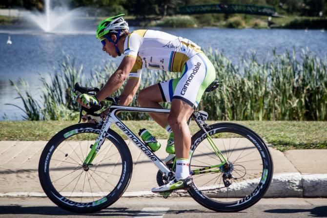 Peter Sagan (Cannondale) heads onto the last lap of the finishing circuit.