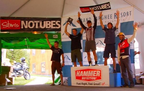 Singlespeed podium at the Pierre's Hole 100