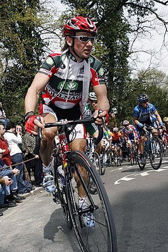 Johan Verstrepen (Landbouwkrediet) on the Mur de Huy