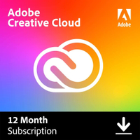 Adobe CC All Apps 1-year subscription: $479.99 (was $599.98)