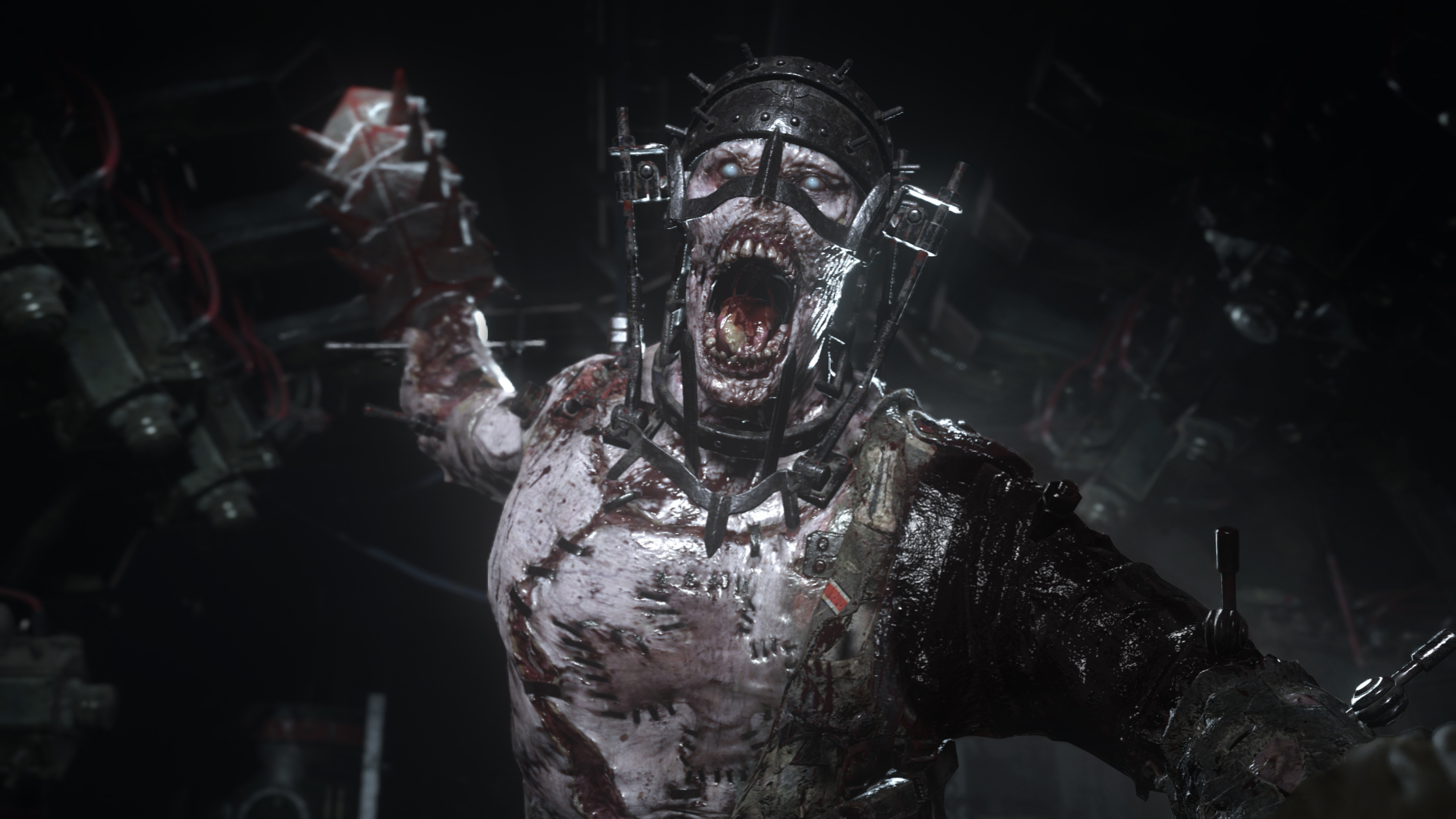 Promotional screenshot of a zombie in Call of Duty: WWII
