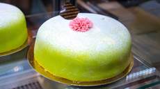 Swedish princess cake