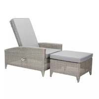 Dante Luxury Garden Sun Lounger and Footstool | £499 £349.30 at John Lewis &amp; Partners