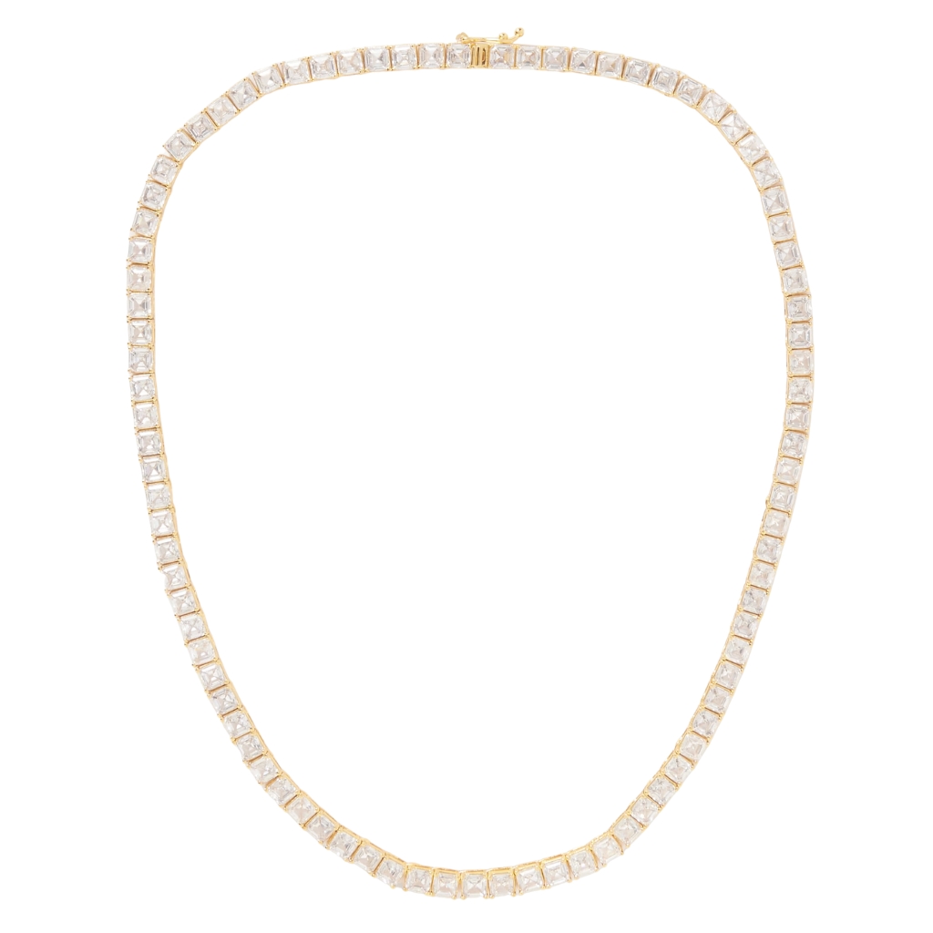 Gia Gold-Tone Cubic Zirconia Necklace