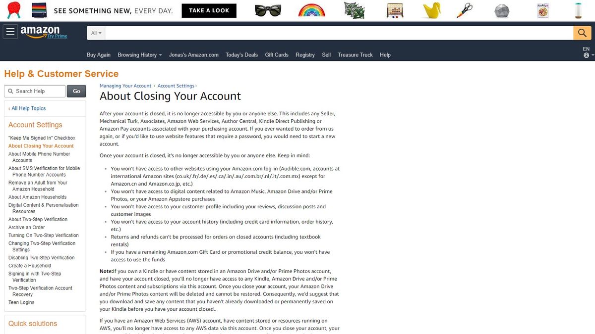 How to delete your account at Amazon, Facebook, Google, Instagram, or ...