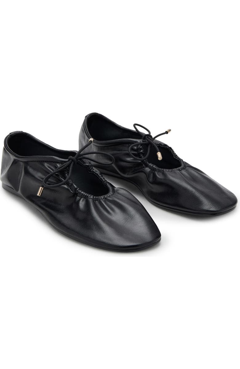Ruched Ballet Flat
