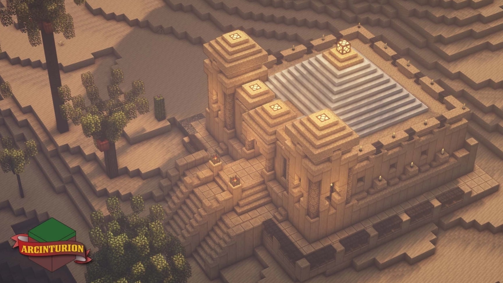 Minecraft desert temple - Arcinturion