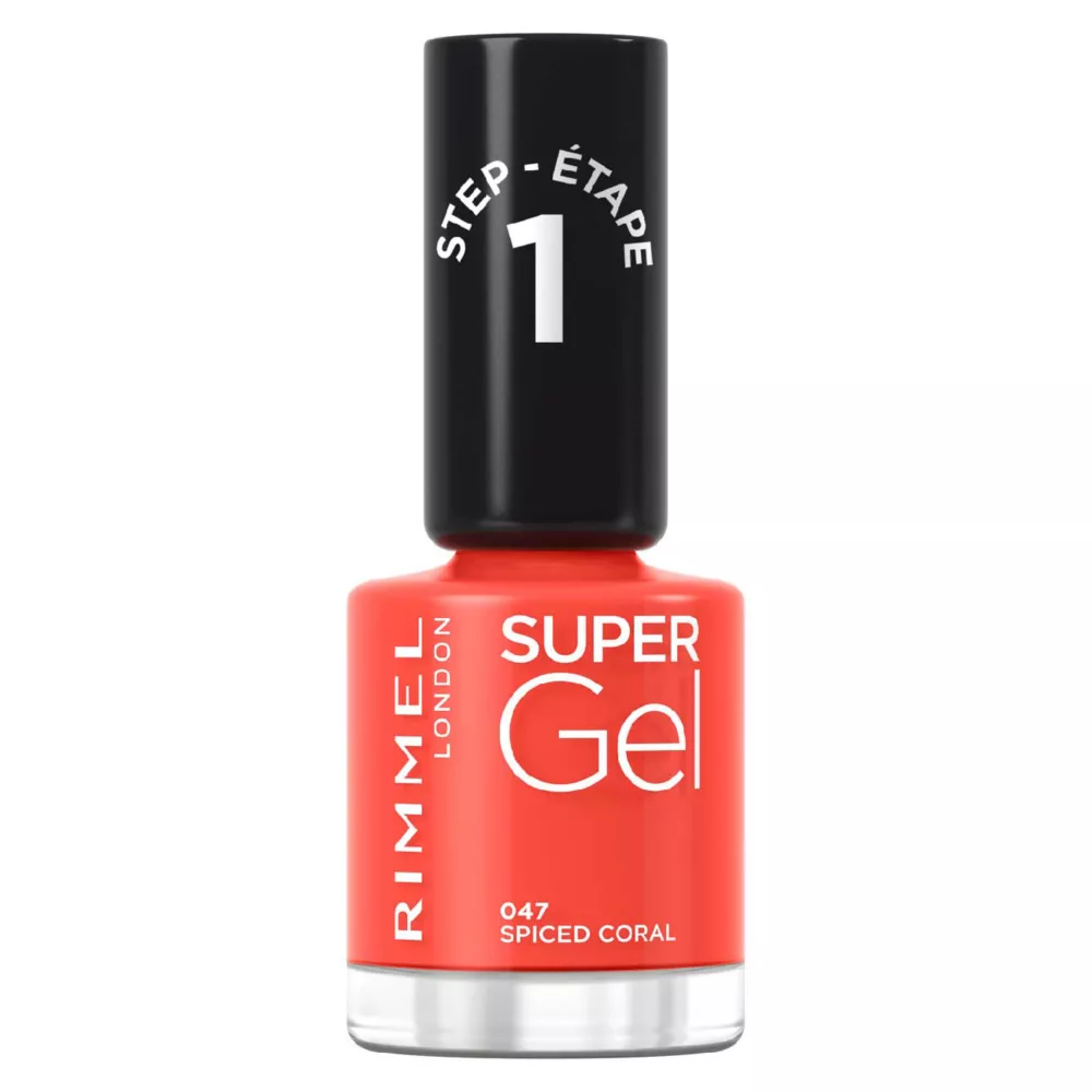 Rimmel Super Gel Nail Polish 047 Spiced Coral