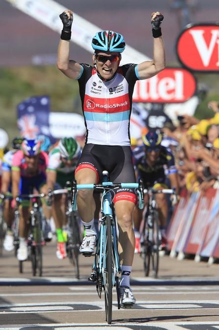 Stage 2 winner Jan Bakelants (RadioShack Leopard)