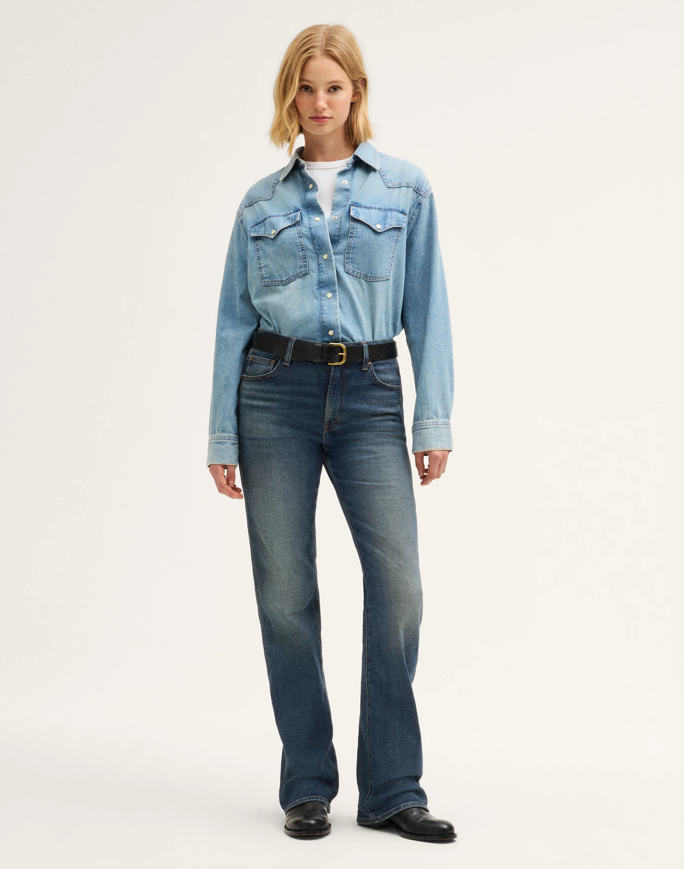 Relaxed Bootcut Jeans