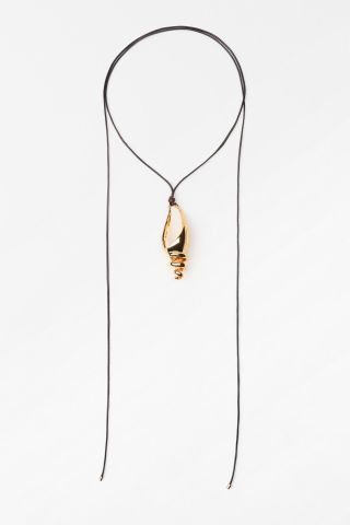 Snail Shell Rope Necklace