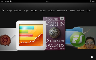 Amazon Kindle Fire HD - homescreen 1