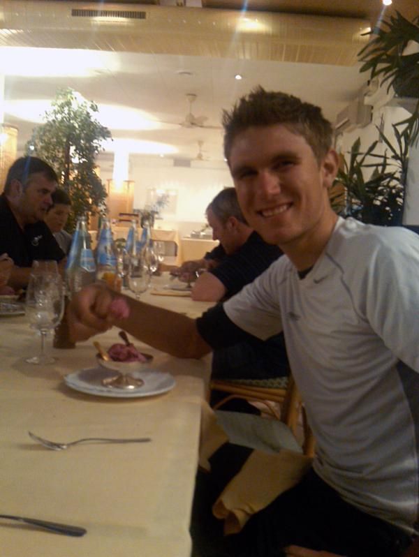 What's wrong with a little dessert before a race?