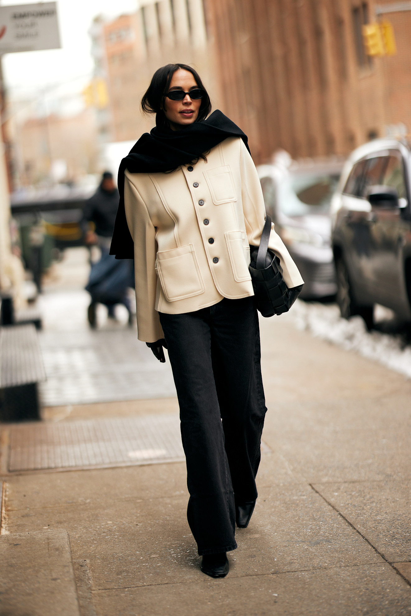 women in new york city wearing winter 2025 2026 fashion trends