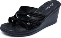 Skechers Cali Rumblers-Beautiful People Wedge Sandal (Women's)