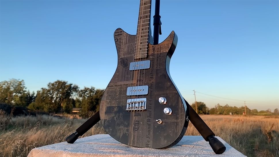 Burls Art unveils his best build to date a guitar crafted almost