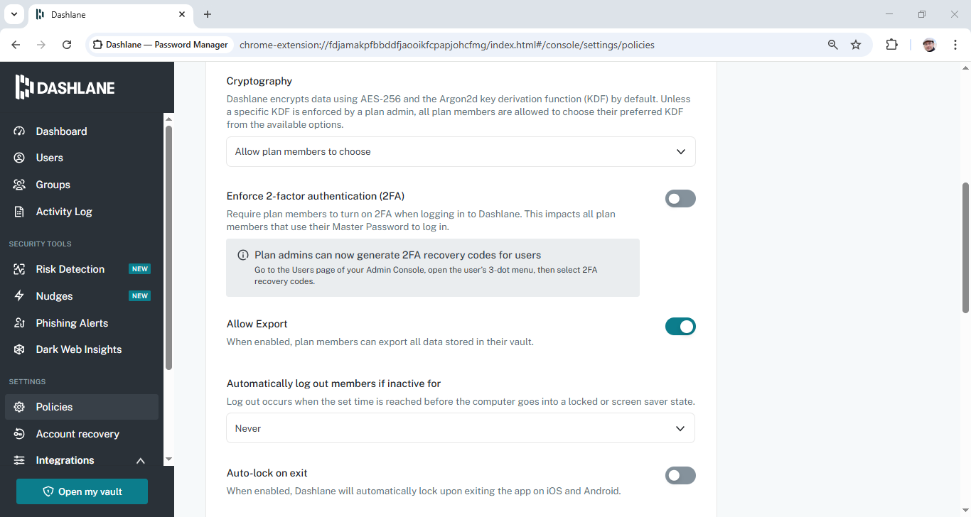 Dashlane Business plan review