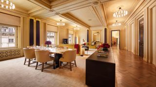 The Royal Suite reception room at Hotel Café Royal