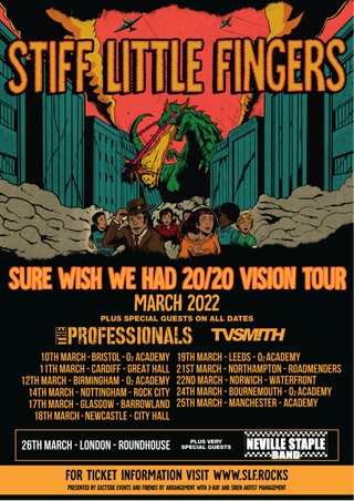 A poster for Still Little Fingers tour dates